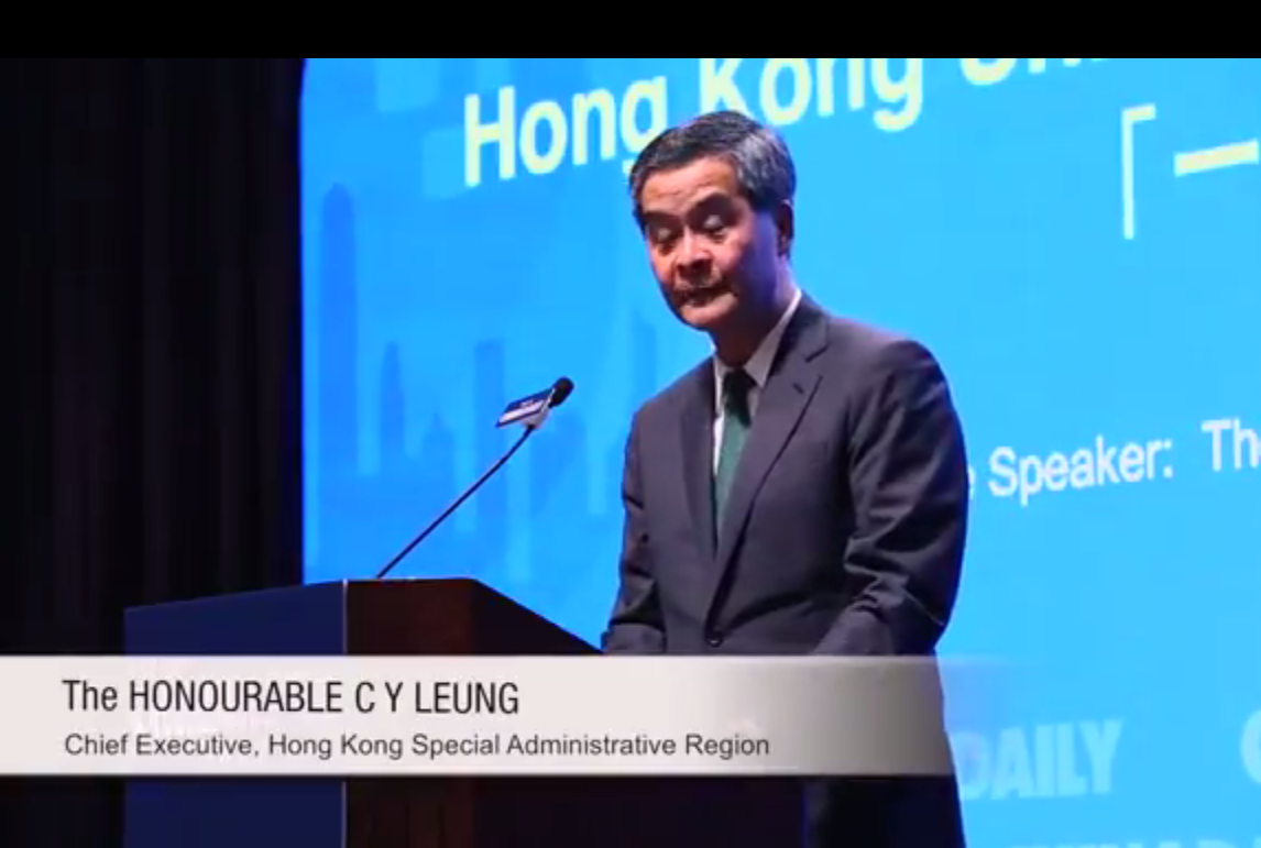 20151029 Hong Kong Unleashing the Potential of Belt and Road Initiative