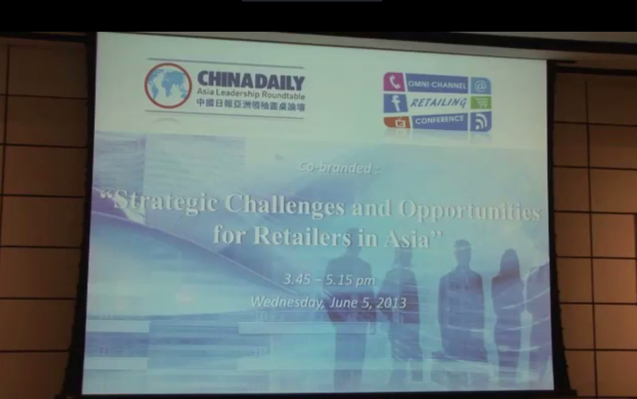 20130605 Retail: Strategic Challenges and Opportunities for Retailers in Asia